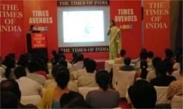 Ms.-Swati-Salunkhe-conducting-seminar-arranged-by-times-now