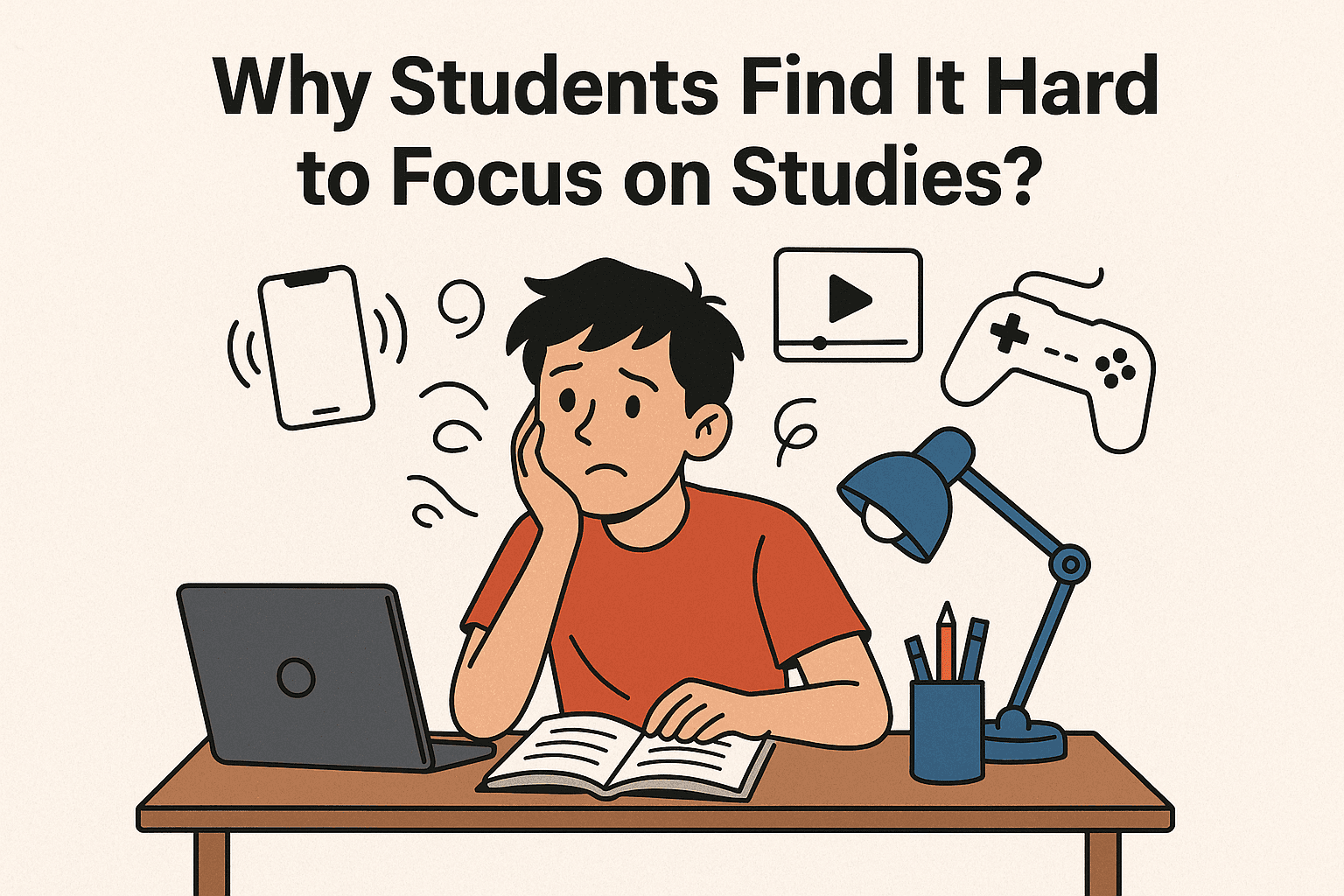 Why Students Find It Hard to Focus on Studies?